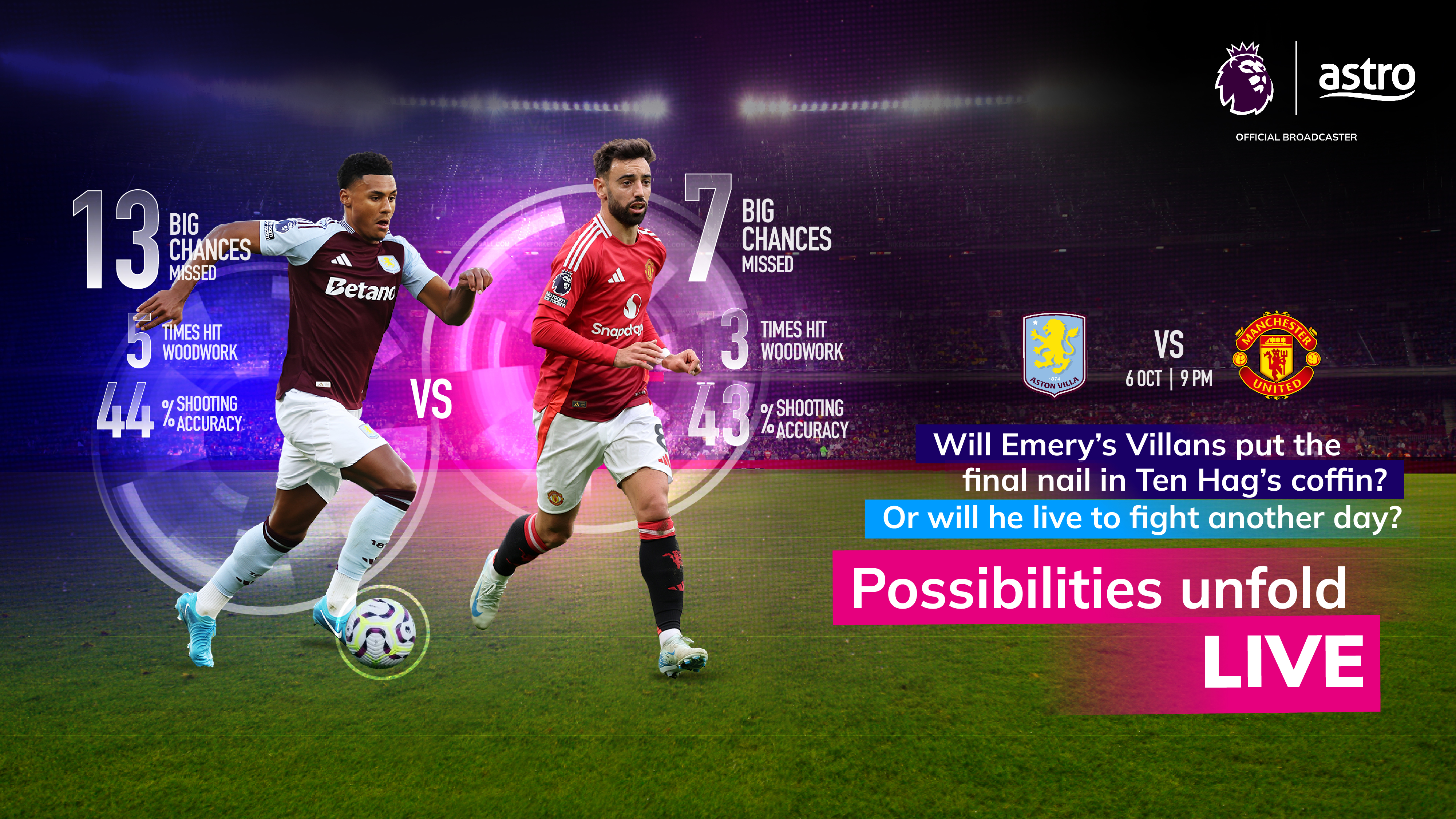 Redemption Awaits: Can Ten Hag or Emery Finally Seize Their Moment of Glory?