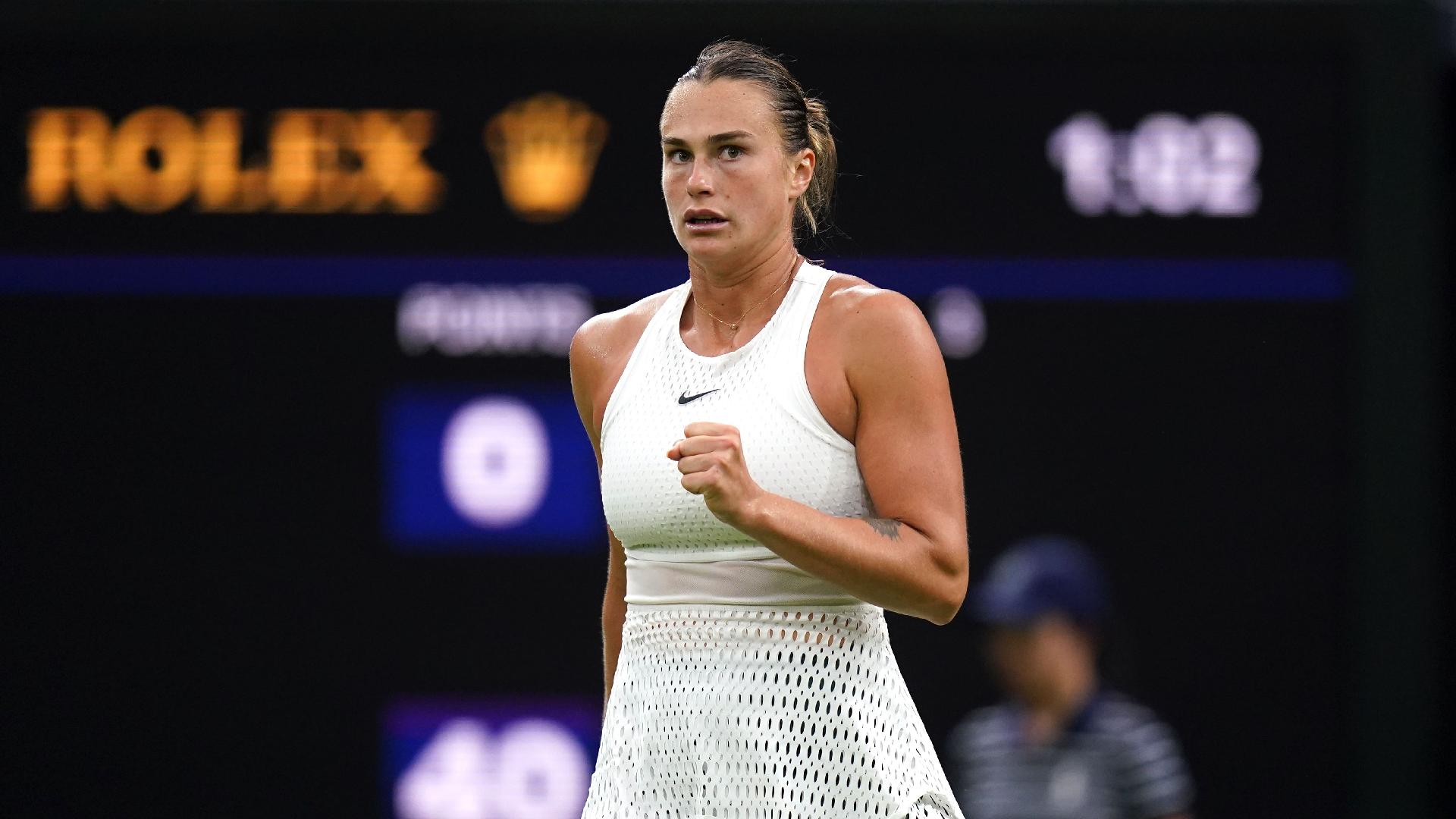 Aryna Sabalenka makes up for lost time with ruthless Wimbledon win