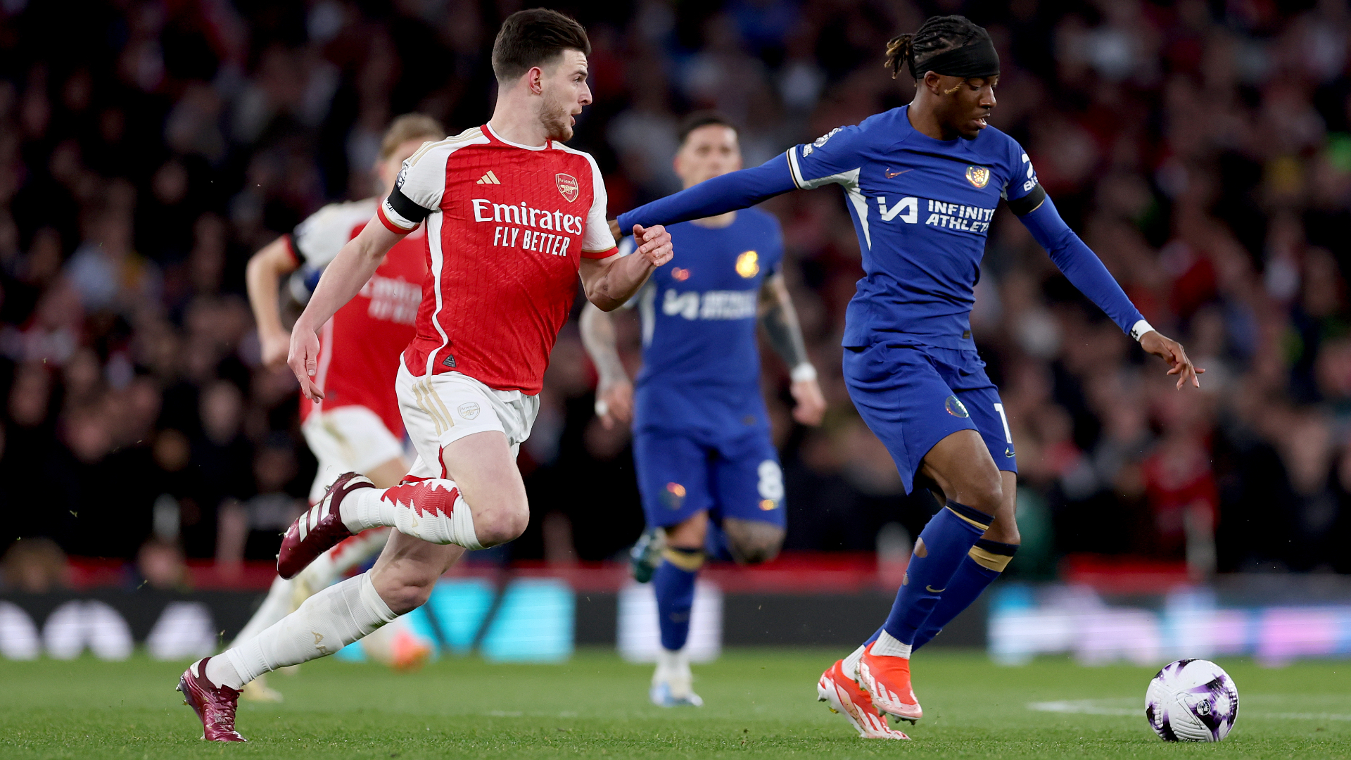 Rice describes Madueke arrival as a 'big statement' for Arsenal