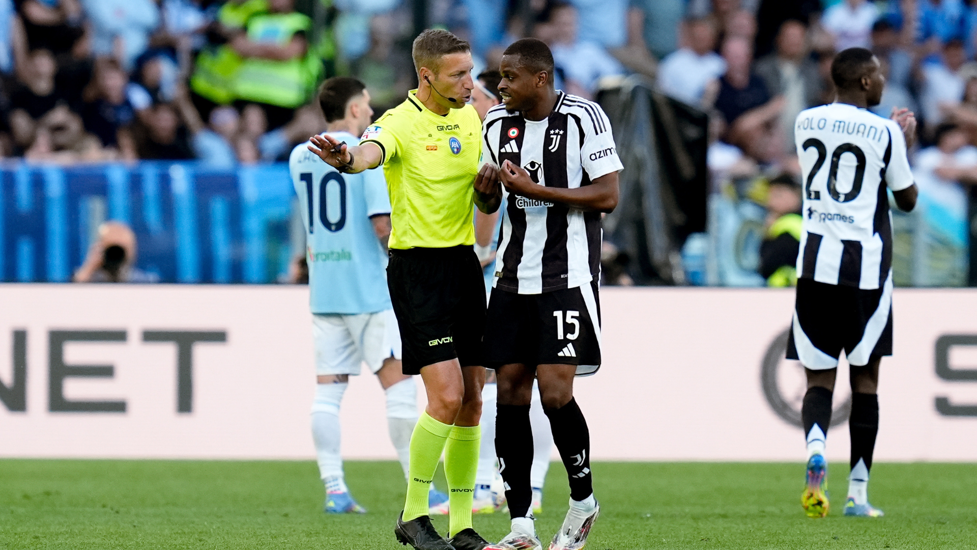 Juve's Kalulu handed two-match suspension after Lazio red card