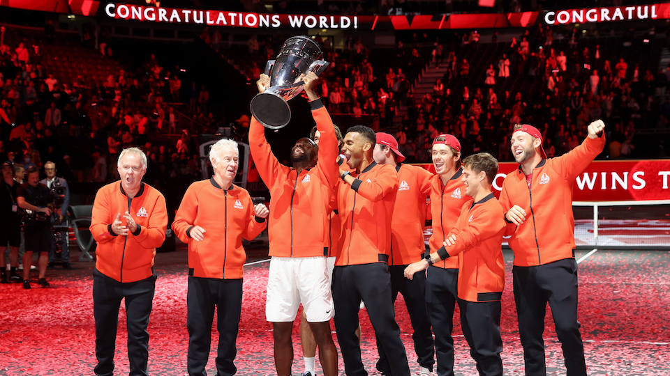 Auger-Aliassime, Tiafoe heroics seal historic Laver Cup victory for Team World