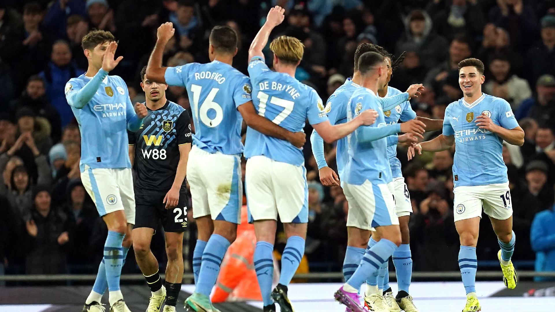 EPL: Manchester City kembali ke tangga kedua atasi Burnley