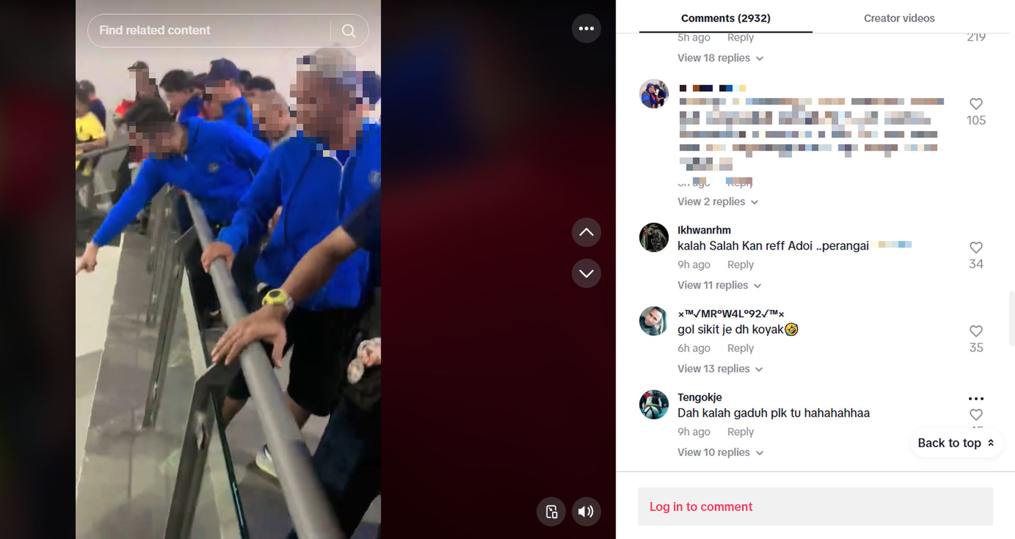 (Video) ACLE: Suasana kecoh di ruangan jalan keluar dari SSI usai JDT tewas kepada Buriram United